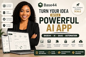 build, fix , automate base44 ai apps, saas, integrations, migration and database