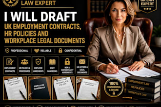 draft UK employment contracts, HR policies and workplace legal documents