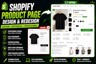 build shopify product store shopify product page with gempages pagefly