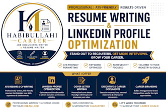 write an ats resume and optimize your linkedin profile