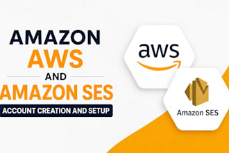 do amazon aws and ses account cloud setup