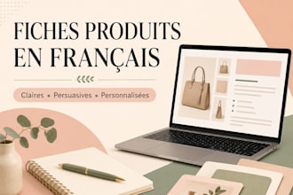 rediger vos fiches produits en francais