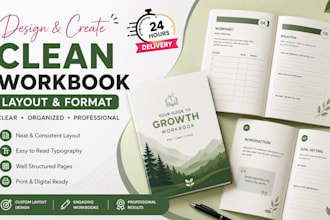 design and create a clean workbook layout and format