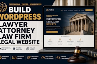 build wordpress lawyer attorney law firm legal website