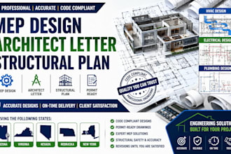 mep design architect letter structural plan arizona virginia nevada nebraska ny