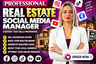 be your real estate social media manager realtor marketing and content creator