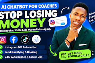 build a manychat instagram dm funnel to book calls for coaches and creator