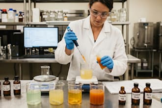 develop professional food and beverage formulations