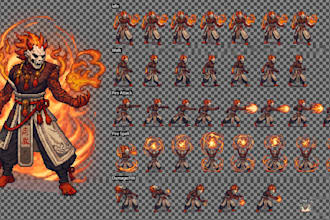 do pixel art animation pixel sprite sheet pixel tileset pixel art game asset