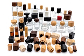 design custom perfume caps and bottle closures in 3d cad
