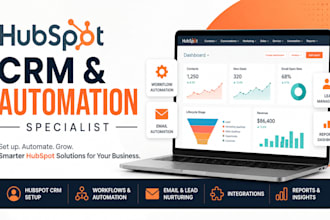 setup and automate your hubspot CRM and workflows
