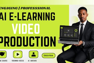 create ai elearning course video online course corporate training ai video