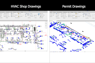 do drafting hvac shop drawings in revit