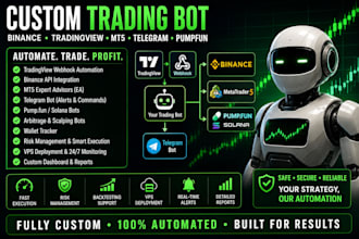 build trading bot claude tradingview automation pumpfun mt5 binance telegram bot