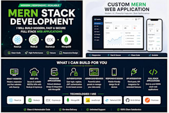 develop a modern responsive mern stack website