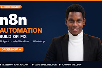 fix or build n8n automation, n8n workflow, ai agent