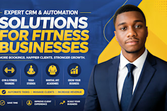 set up ghl crm and automation for gym fitness trainer yoga studio businesses