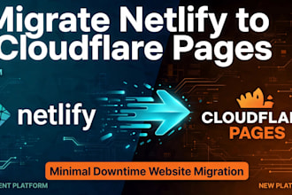 migrate netlify websites to cloudflare pages with dns and SSL setup