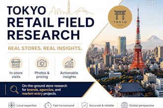 conduct retail field research in tokyo japan