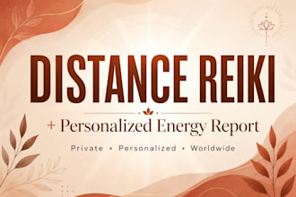 send personalized distance reiki for your intention