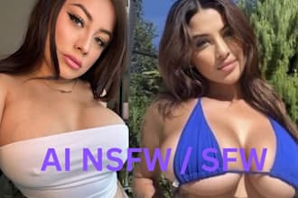 create ai models, influencers, characters, and sfw content