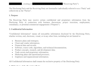 draft your founder agreement, nda and startup contracts