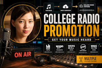 promote your music to college radio stations and radio djs