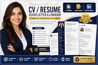 create and write professional ats friendly cv resume design for uk usa european