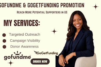 promote your gofundme gogetfunding campaign to directors in US for donations