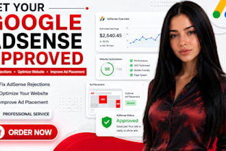 audit ads, fix google adsense rejection optimise website, ads placement