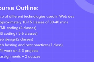 teach you HTML and CSS for frontend development
