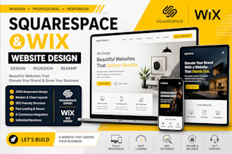 squarespace website design squarespace redesign wix website design wix redesign