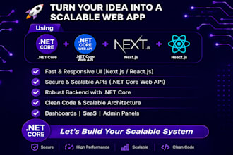 develop full stack web apps and apis with asp net core and react