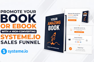 promote your book or ebook with a systeme io sales funnel