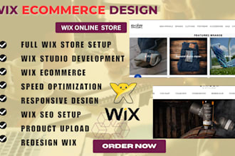 design modern wix ecommerce redesign wix studio wix online store setup and fix