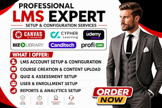 setup canvas lms cypher learning udemy business bizlibrary canditech profi lms