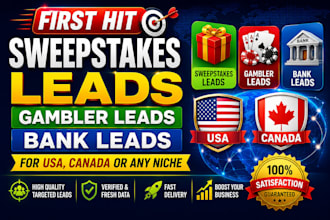 exclusive sweeps leads, elderly lead, crypto ledger lead, bank leads