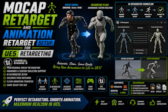 do mocap retarget and animation retarget setup for ue5 retargeting
