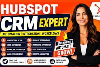 do hubspot CRM setup hubspot automation, integration and workflow automation