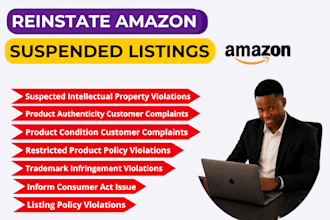 help you appeal amazon account and listing suspensions