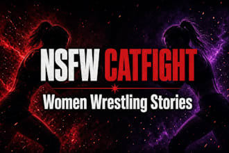 write nsfw catfight and women wrestling erotic story fantasy and fighting story