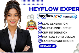 build high converting heyflow funnels, heyflow forms and lead generation systems