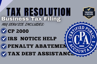 respond to irs notices, cp 2000, penalty abatement and tax resolution
