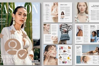 design editable fashion jewelry catalog wholesale linesheet for brand, boutique