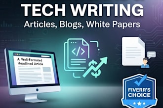 write engaging tech articles for blogs and websites
