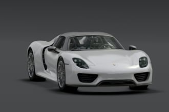 3d vehicle for webgl,threejs, glb car,spyder porsche render, racing car interior