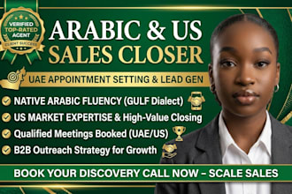 do arabic US cold calling uae appointment setting sales closer lead generation