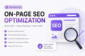be your on page seo specialist for e commerce and d2c