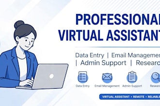be your virtual assistant for data entry