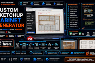 automate cabinet dimensions, drilling, cutting lists, bom and material calc